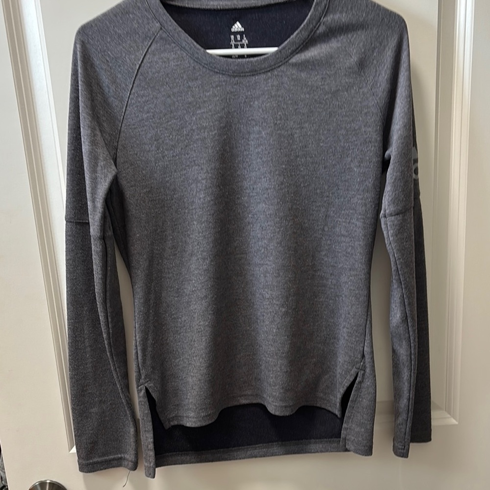 Adidas Gray Long Sleeve Top